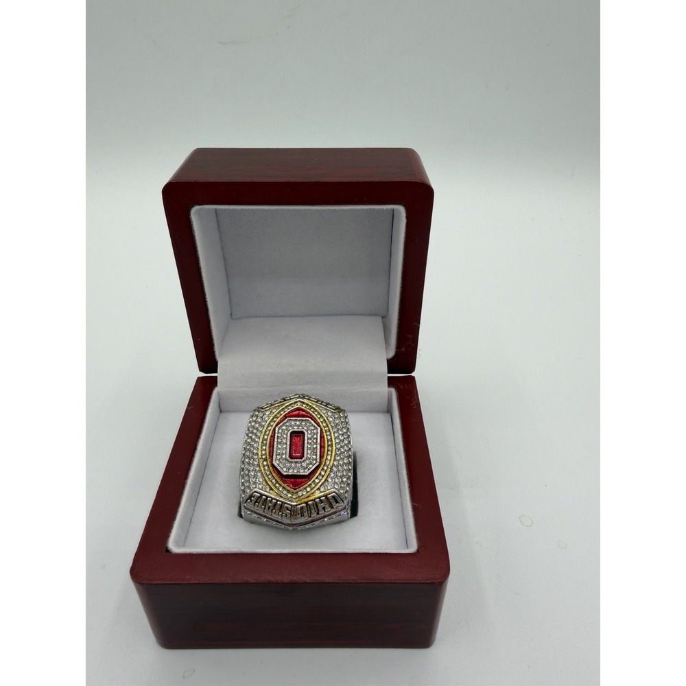 🏆🔴⚪ 2024 Ohio State Buckeyes National Championship Ring – Replica Collectible